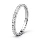 Diamond Wedding Band 1/2 ct tw 14K White Gold
